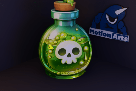 Charming Magic Potion 3D Model for Printing