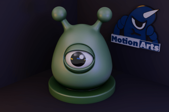 Cute One-Eyed Alien: A Fun 3D Model