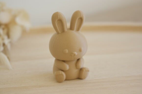 Discover the Adorable Cute Bunny 3D Print