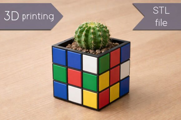 Discover the Versatility of a Creative Planter Pot STL for 3D Printing