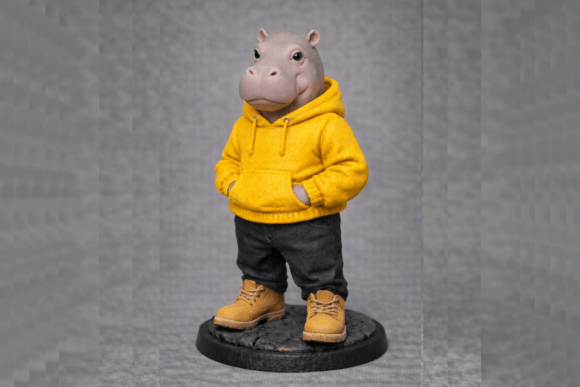 Enhance Your Home Decor with a 3D Printed Hip Hippo