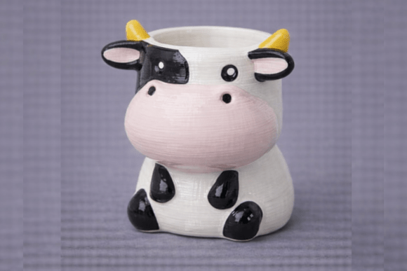 Enhance Your Space with the Cow Planter 3D Print: A Versatile and Creative Addition