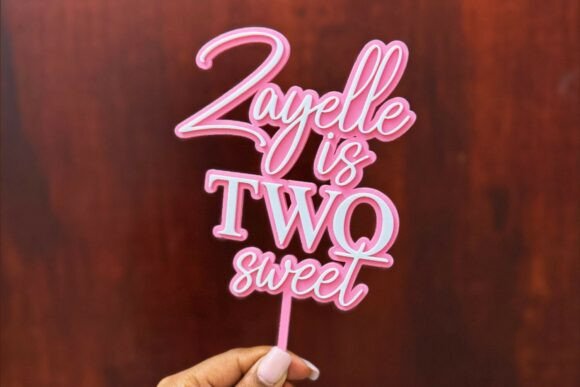Enhancing Celebrations with the Zayelle is Two Sweet Topper: A Perfect Addition for Second Birthdays