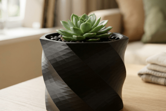 Enhancing Your Space with Decorative Cachepot Planter Twisted Poly