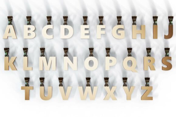 Explore Creative Options with A-Z Pendants, Earrings, Keychains