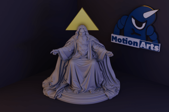 Explore the Classic Sacred Figure 3D Model