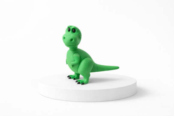 Exploring the Cute T-Rex Dinosaur Toy STL 3D Model for 3D Printing