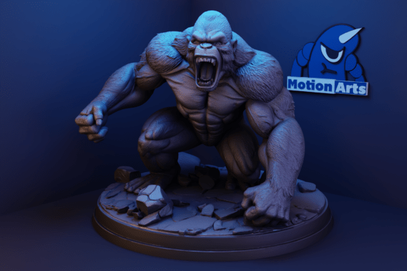 Exploring the Furious Gorilla: A Masterpiece of 3D Printing and Artistic Expression
