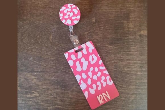 Leopard Print Badge Reel: A Stylish RN Essential