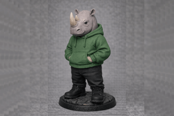 Rockin Rhino STL 3D Model: A Versatile Addition to Your 3D Printing Projects